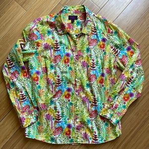 Never worn Liberty of London x JCrew floral shirt Size 14